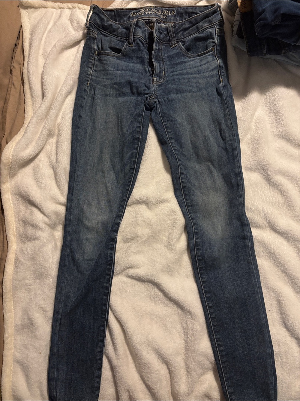 American Eagle Outfitters Women's Medium Blue Skinny Jeans